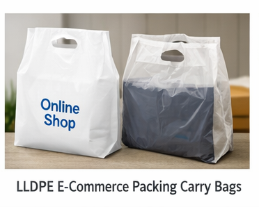 LLDPE E-Commerce Packing Carry Bags
